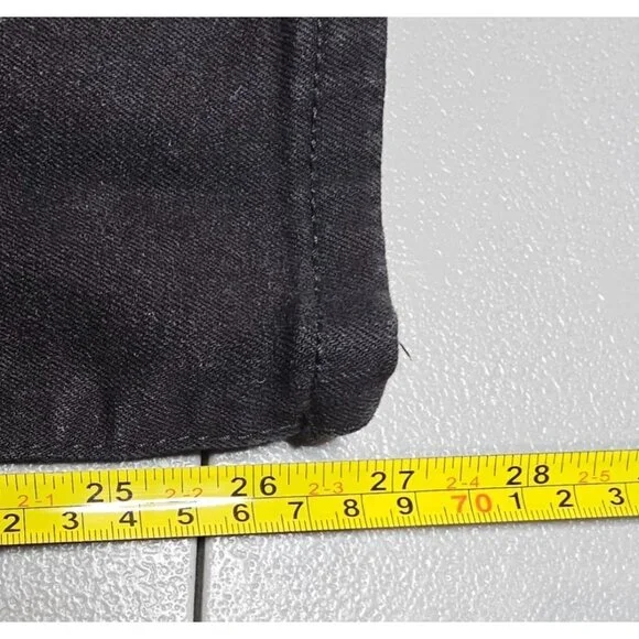 Blanqi Womens‎ 8 Denim Maternity Support Black Skinny Jeans - Picture 12 of 16